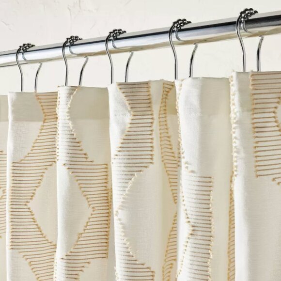 In The Name of Love Clipped Shower Curtain- Opalhouse Designed by Jungalow NWT - Picture 3 of 4